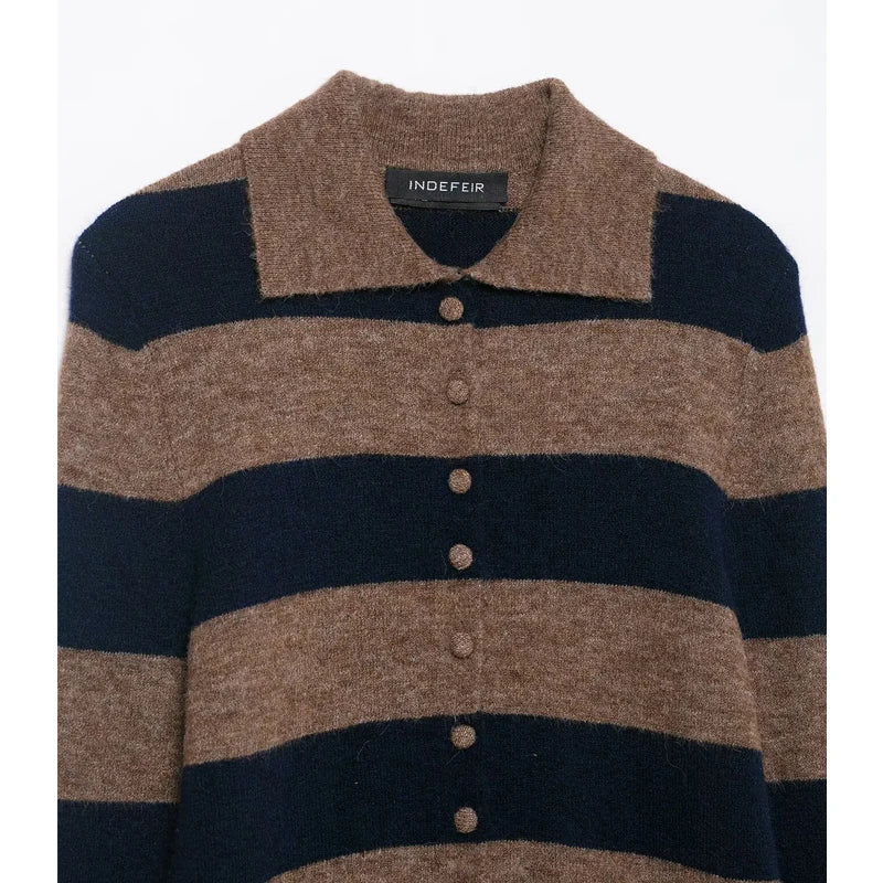 סוודר פולו קרדיגן