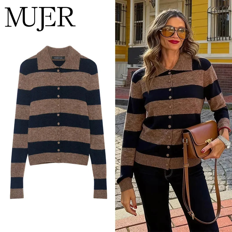 סוודר פולו קרדיגן