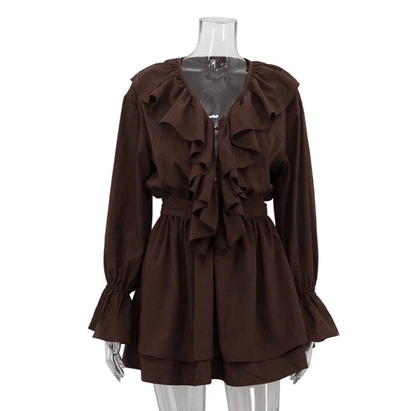 שמלת מיני מחמיאה בגזרת A-LINE