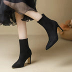 מגף עקב אופנתי גבוה