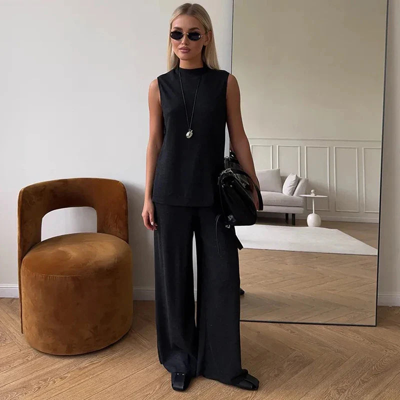 סט מכנס+ווסט קלאסי