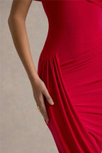 שמלת מקסי גב חצי פתוח