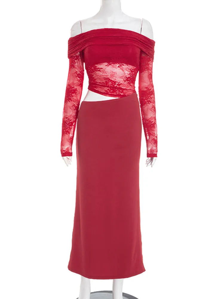 שמלת מקסי אופנתית סטייל ניו-יורק