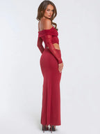 שמלת מקסי אופנתית סטייל ניו-יורק