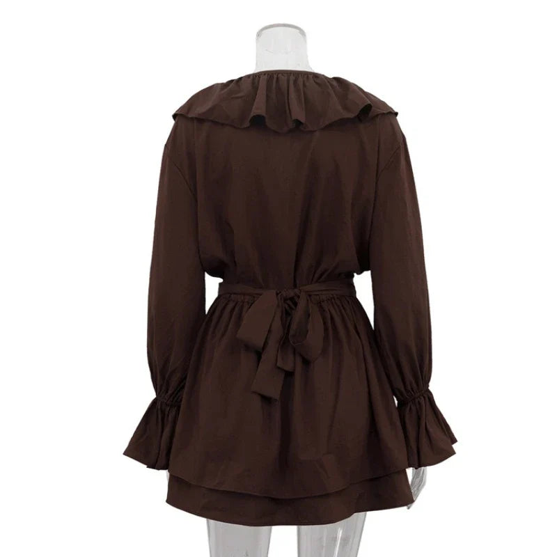 שמלת מיני מחמיאה בגזרת A-LINE