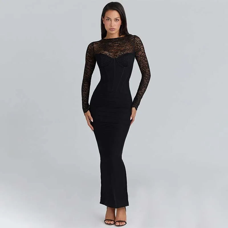 שמלת מקסי אופנתית