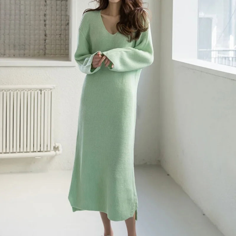 שמלה סרוגה קלאסית