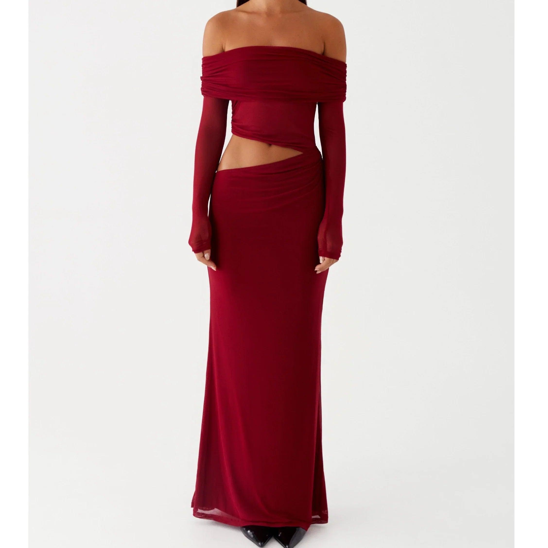 שמלת מקסי אלגנטית