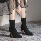 מגף עקב אופנתי גבוה