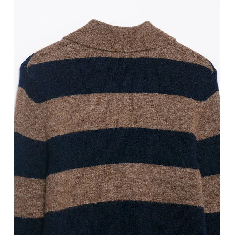 סוודר פולו קרדיגן