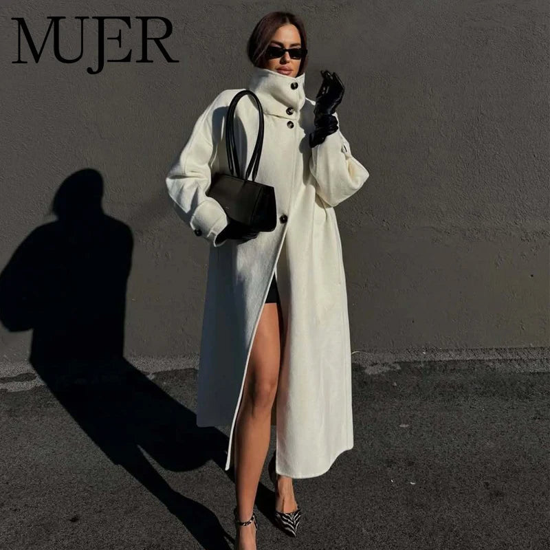 מעיל אופנתי גזרה ארוכה