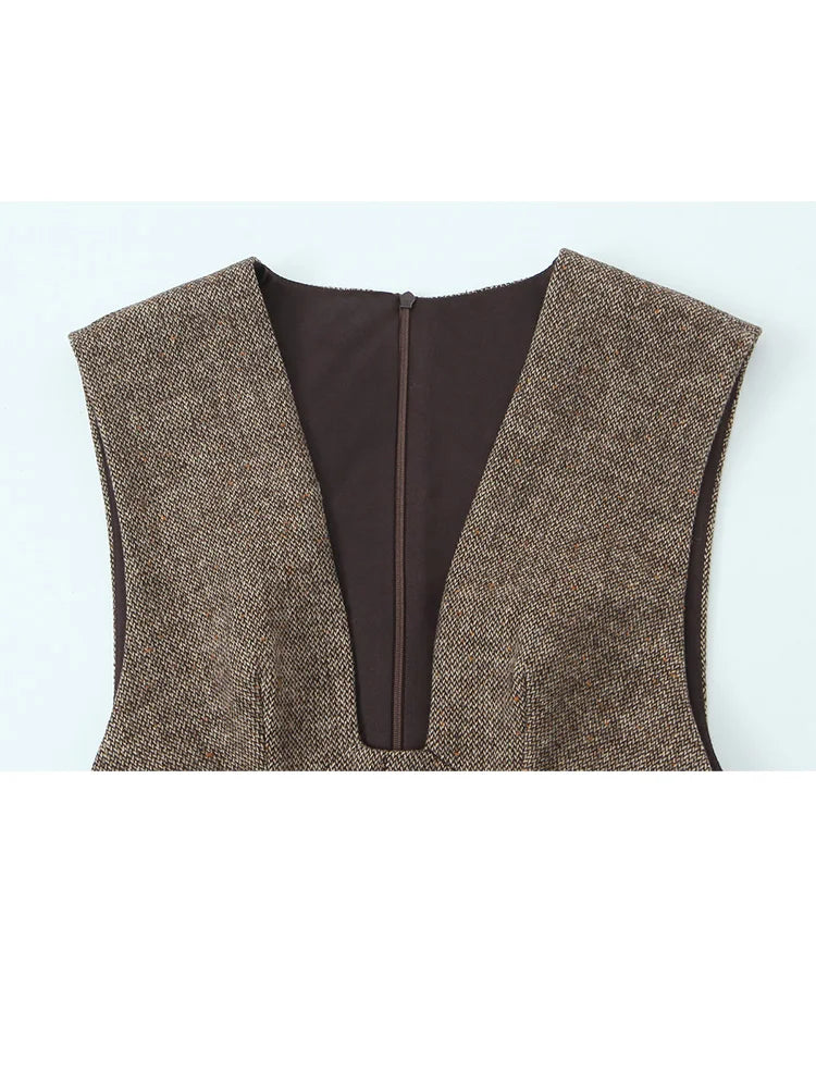 שמלת מיני כתפיות רחבות