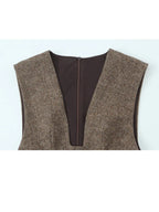 שמלת מיני כתפיות רחבות