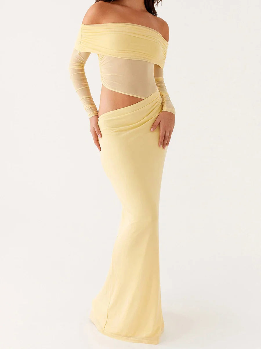 שמלת מקסי אלגנטית