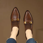 Ami - נעלי מוקסין עקב דגם