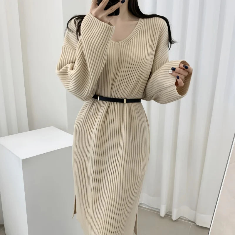 שמלה סרוגה קלאסית