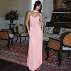 שמלת מקסי כתפיות צרות