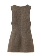 שמלת מיני כתפיות רחבות