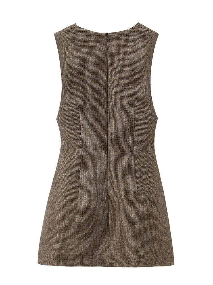 שמלת מיני כתפיות רחבות