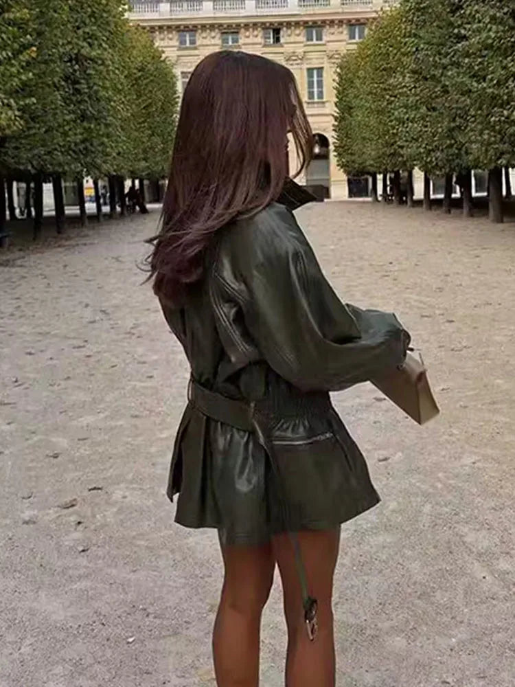 מעיל דמוי עור