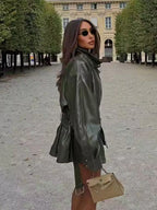 מעיל דמוי עור