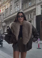 מעיל קז'ואלי עם כפתורים